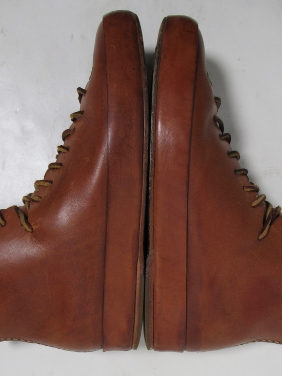 Feit Men\'s Hand Sewn High Top Tan Leather Shoes 9 US M / 8.5 UK / 42 EU main image 4